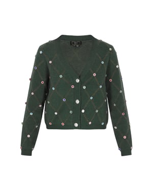 Faina Vest Dames donkergroen