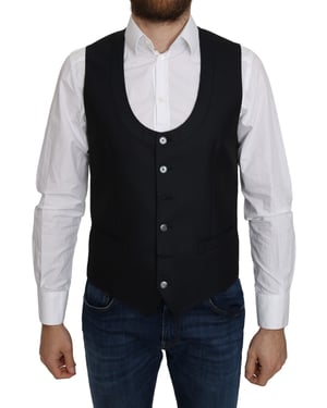 Zwarte Vest Classic Fit