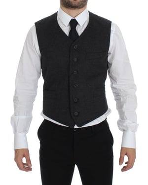 Wollen Vest Klassieke Stijl