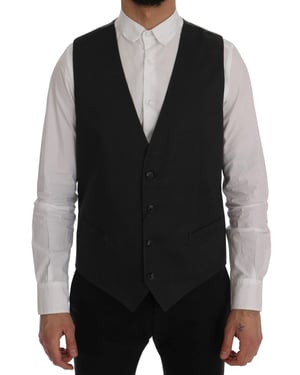 Heren Wol Vest Klassieke V-hals