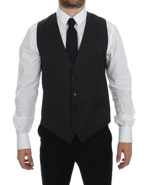 Vest Klassieke Pasvorm Formele Kleding
