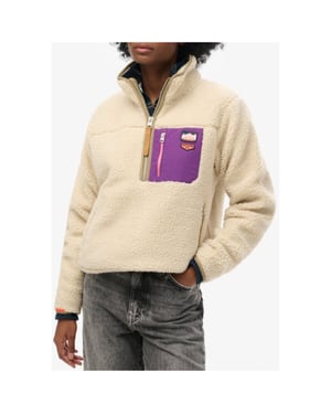 Fleece Pullover Zipper Pocket