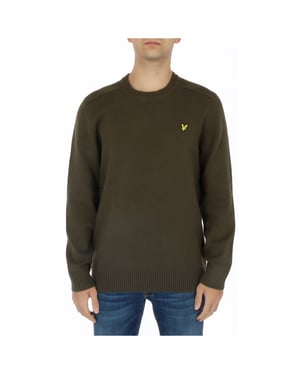 Crewneck-tröja Oliv Lm703