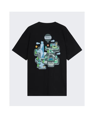 Flaneur Homme Heren festival map t-shirt