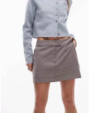 Topshop skräddarsydd minikjol i mink