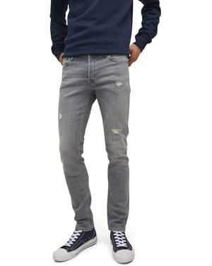 Jack & Jones Men's Jeans Tapered Fit Stretchable Scratch Denim