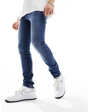 Jack & Jones Liam slim jeans i mellanblå