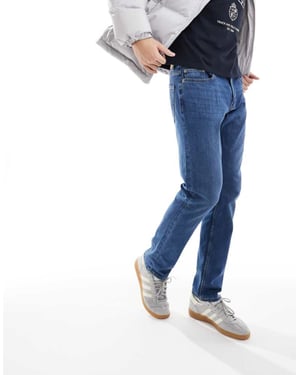 ONLY & SONS regular fit jeans i medelblå tvätt