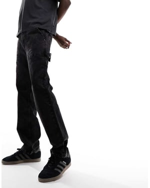 Denim Project målarejeans i svart