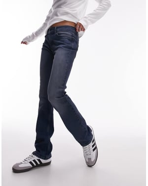 Topshop baby bootcut jeans i grunge tvätt