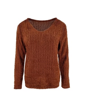 FOS Amsterdam Fos trui bella chenille cognac