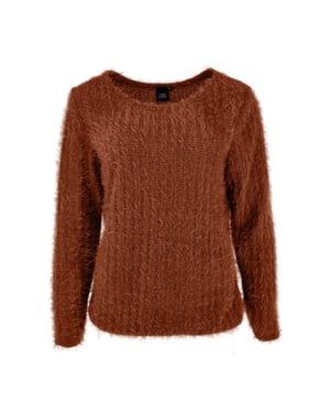 FOS Amsterdam Fos trui sisi chenille cognac