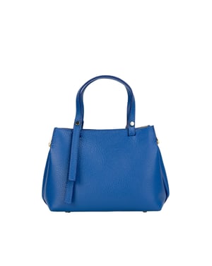 FELIPA Leren schoudertas Dames Azuurblauw