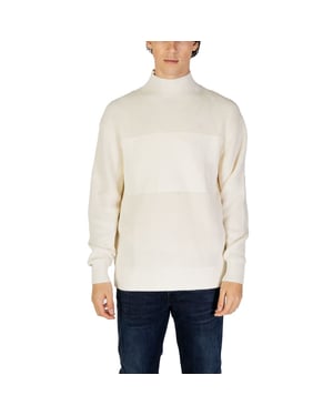 Mock Neck Tröja Ribbad Stickad