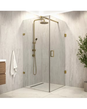 Mirlux Douchecabine mira 90 x 200 goud