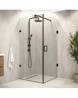 Mirlux Douchecabine mira 90 x 200 zwart