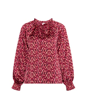 IZIA Blouse Dames Roze Veelkleurig