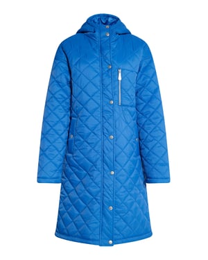 Faina Lichtgewicht gewatteerde jas Dames blauw