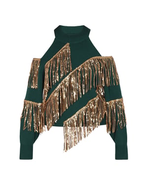Faina Jumper Dames donkergroen