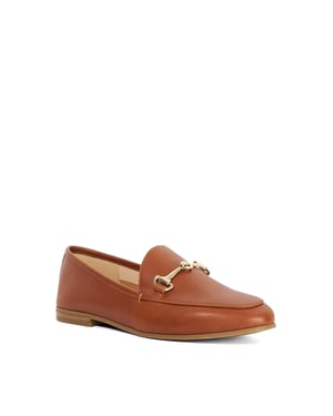 Dune Ladies Grandly - Leather Snaffle Trim Loafers