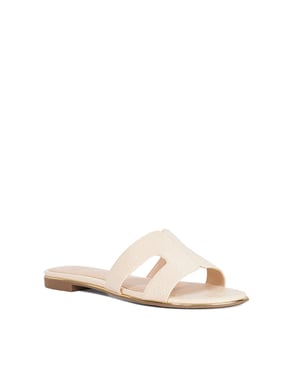 Dune Ladies Ludlows - Flat Boucle Sandals