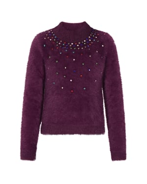 Faina Jumper Dames pruim