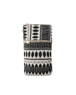 IZIA Telefoontas Dames zwart en wit