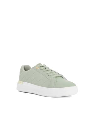 Dune Ladies Eave - Quilted Leather Trainers