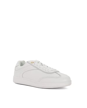 Dune Ladies Emilias - Leather Lace-Up Trainers