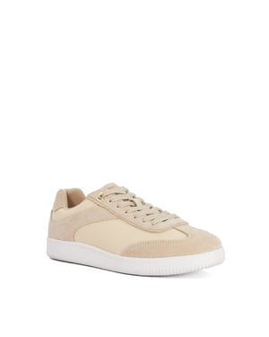 Dune Ladies Emilias - Leather Lace-Up Trainers