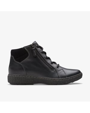 Caroline Park Black Combi Boots