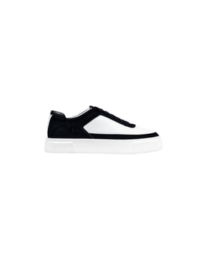 Twee kleuren Vetersneakers
