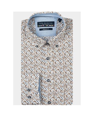 R.B. Boston Casual hemd lange mouw franklin ls button down 527670/837