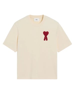 Ami Paris Red Patch T-Shirt