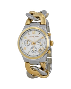 Michael Kors Ladies Watch Quartz silver gold