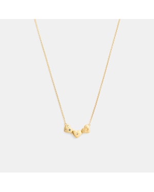 Heart Cluster Pendant Necklace