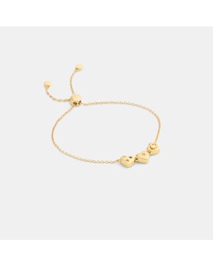 Heart Cluster Slider Bracelet