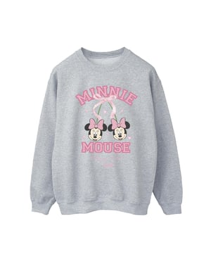 Disney Dames/Dames Cherry Club Minnie Mouse Sweatshirt (Sportgrijs)