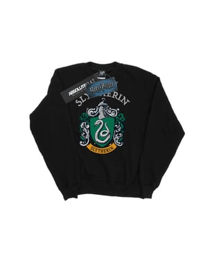 Harry Potter Sweatshirt met Slytherin helm voor meisjes (Zwart)