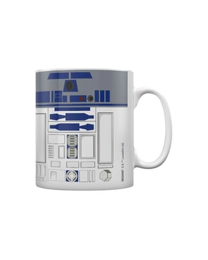 Star Wars R2-D2-mugg (Vit/blågrå/grå)