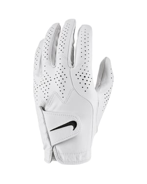 Nike Heren Tour Classic IV Leren Golfhandschoen (Grijs-Wit)