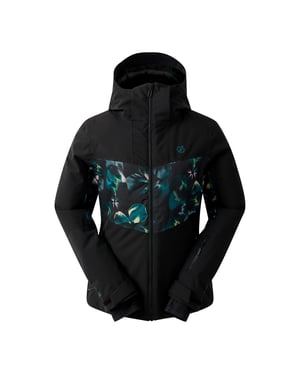 Dare 2B Womens/Ladies Iced Waterproof Ski Jacket (Black/Electric)