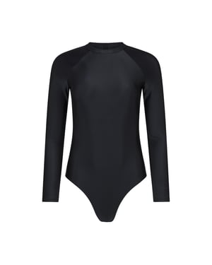Mountain Warehouse Dames/Dames Sydney Eéndelig Zwempak Met Lange Mouwen (Zwart)