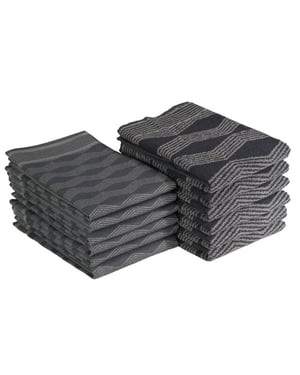 DoubleDry Theedoeken en keukendoeken set 12 stuks 100% katoen hoge