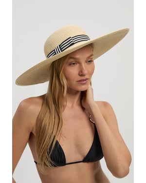 Natural Floppy Beach Hat