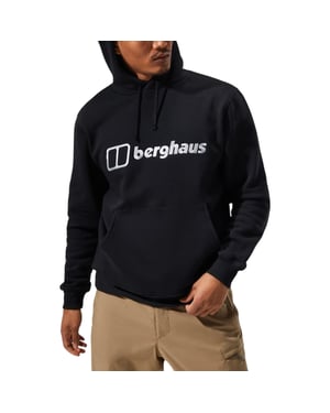 Berghaus Mens Hoodie Pullover Overhead Regular Fit Sportswear Fleece Logo Hoody