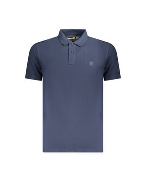 Timberland Blue Cotton Men Polo Shirt