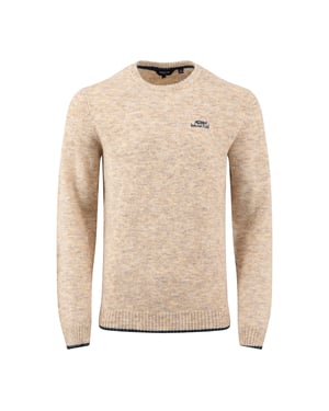 Weird Fish Heren Gorleston Crew Hals Sweatshirt (Ecru)