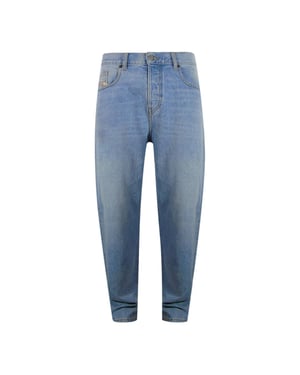 Diesel Heren D-Viker Jeans (Lichtblauw)