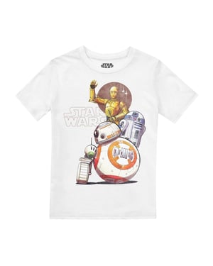 Star Wars Droid Squad Droid T-shirt för barn/unga (Vit)